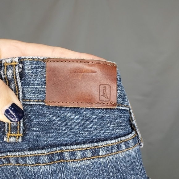 Lands End men's jeans traditional fit tapered leg dark wash size 34x32 - Picture 6 of 6